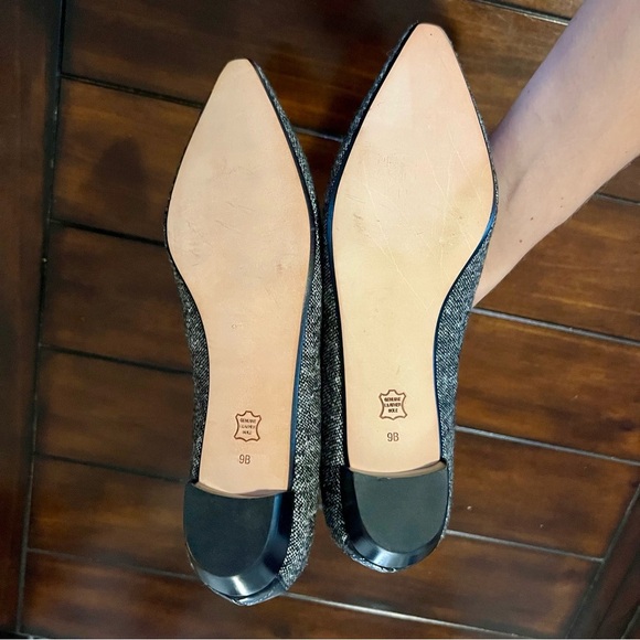 Talbots Tweed Croc-Trim Block Heel Loafers | Size 9B - Picture 6 of 8